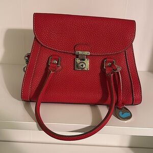 Dooney & Bourke Small Red Satchel Pocketbook